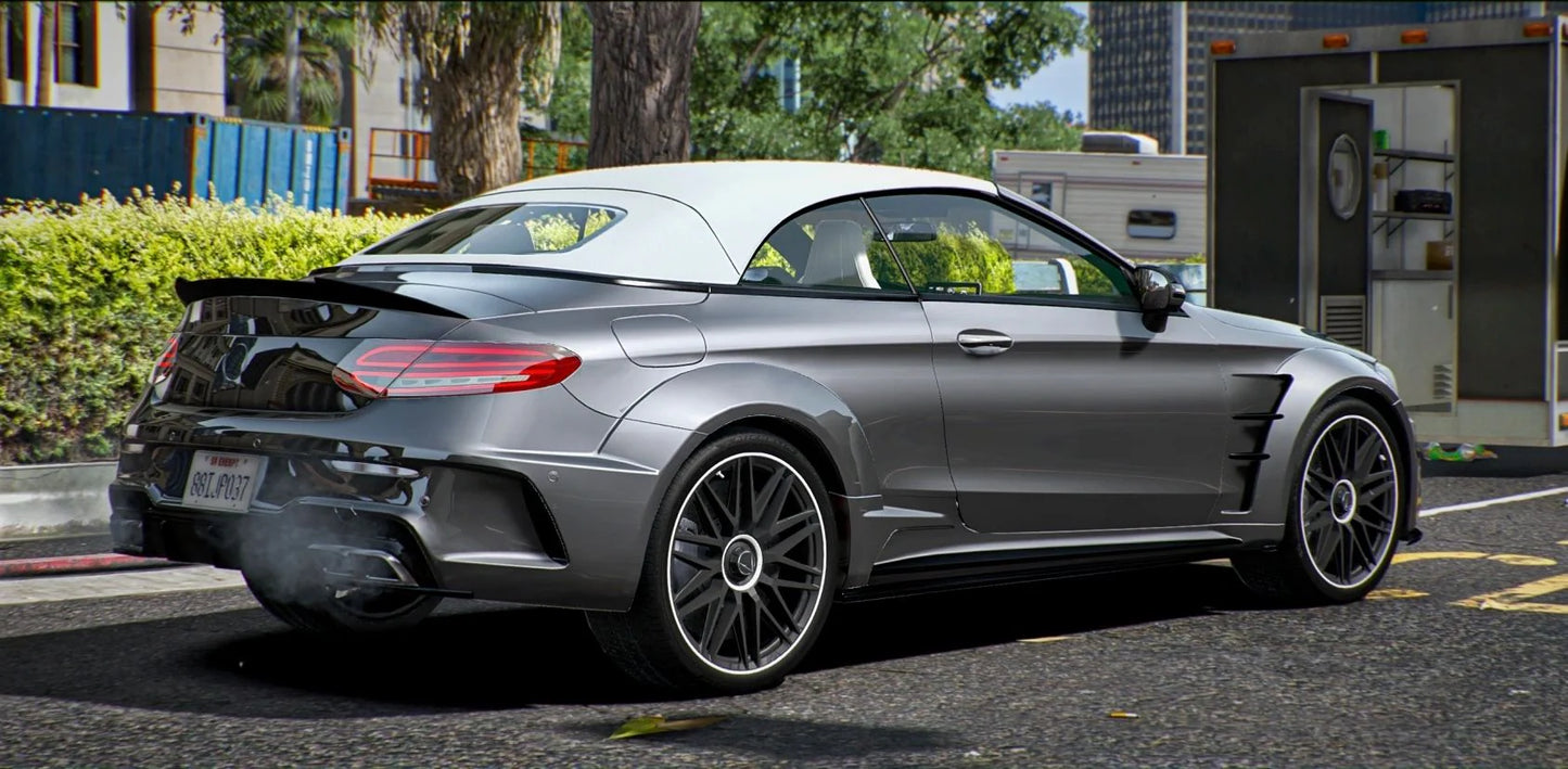 (Debadged) 2017 Mercedes C63 Vert BodyKit | GZ Customs