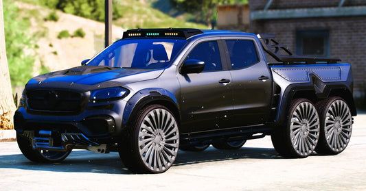 (Debadged) 2018 Mercedes X-Class 6x6 on Forgis | Bleed