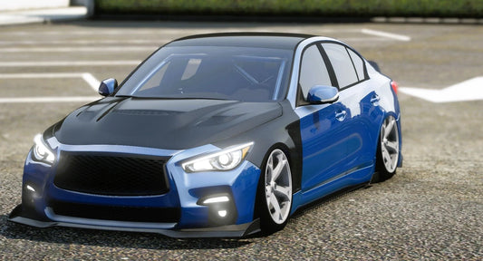 (Debadged) 2014 Infiniti Q50 | Underground Customs