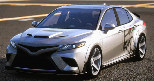 (Debadged) 2018 Toyota Camry Hellcat | Playa Customs