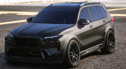 (Debadged) 2023 BLACK EDITED BMW X7 | Lazly CTR