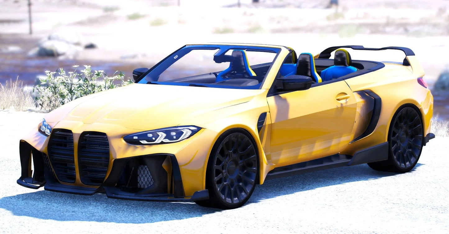 (Debadged) 2023 BMW M4 Convertible ALT Widebody | Bleed