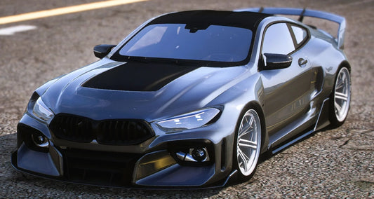 (Debadged) 2021 BMW M8 Competition Hycade Quad Turbo | Underground Customs