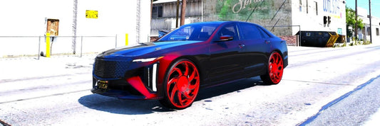 (Debadged) 2023 Cadillac CT6 V-Sport Blackwing on Corleone Forged | Bleed