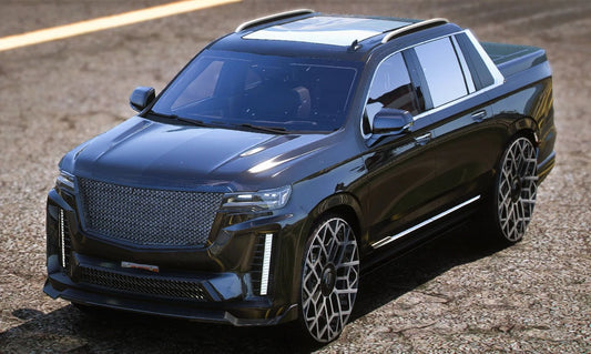 (Debadged) 2023 Cadillac Escalade EXT V-Sport On Forgis (6 Seater) | Bleed | Tuned