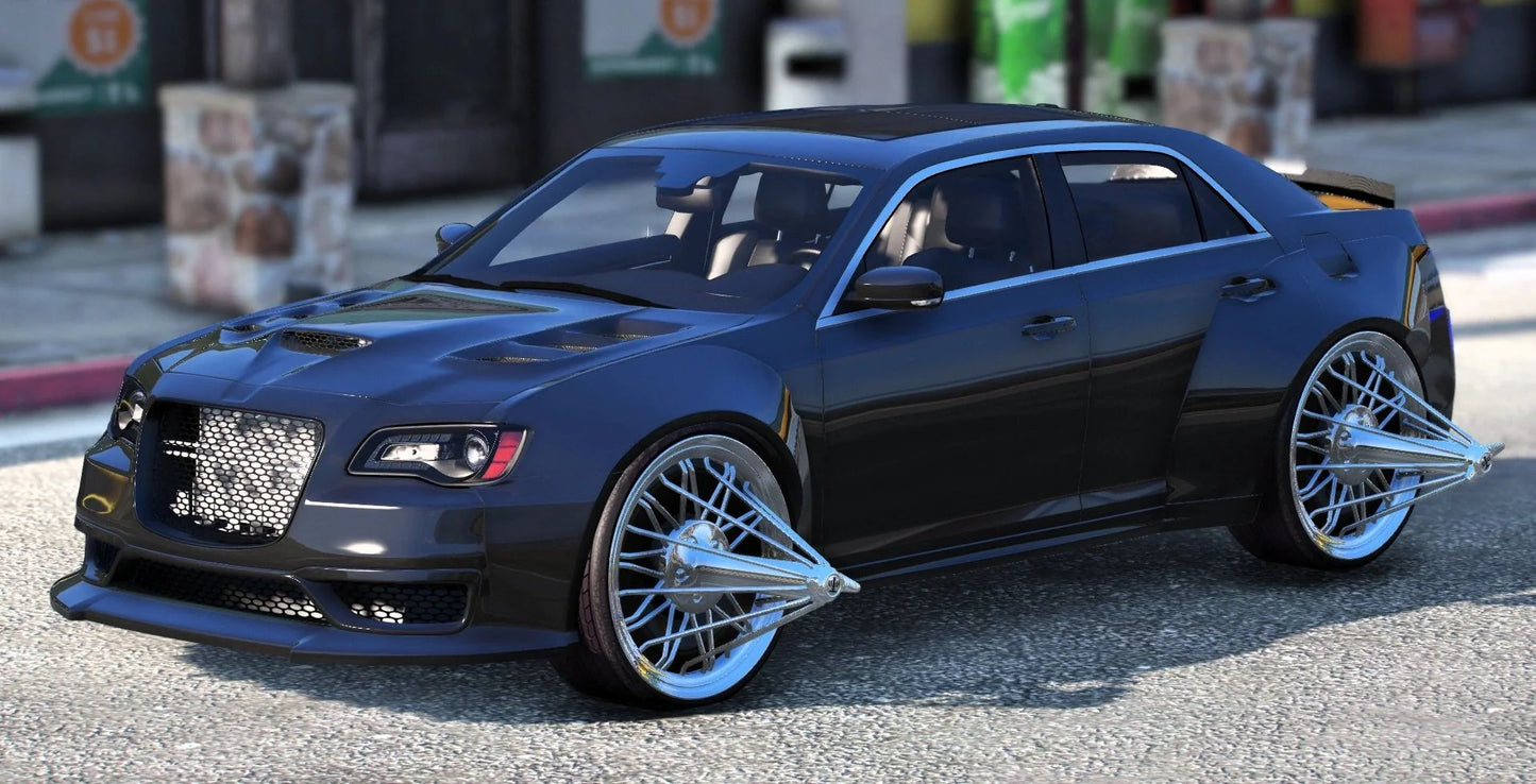 (Debadged) 2021 Chrysler 300c SRT hellcat Wb On Swangas | Bleed