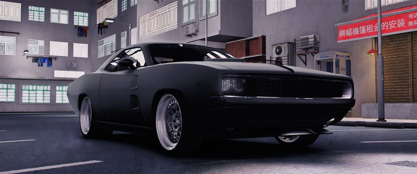 (Debadged) 2022 Dodge Challenger Retro Mod (5 Seater) | Underground Customs