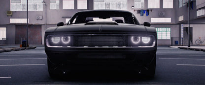 (Debadged) 2022 Dodge Challenger Retro Mod (5 Seater) | Underground Customs