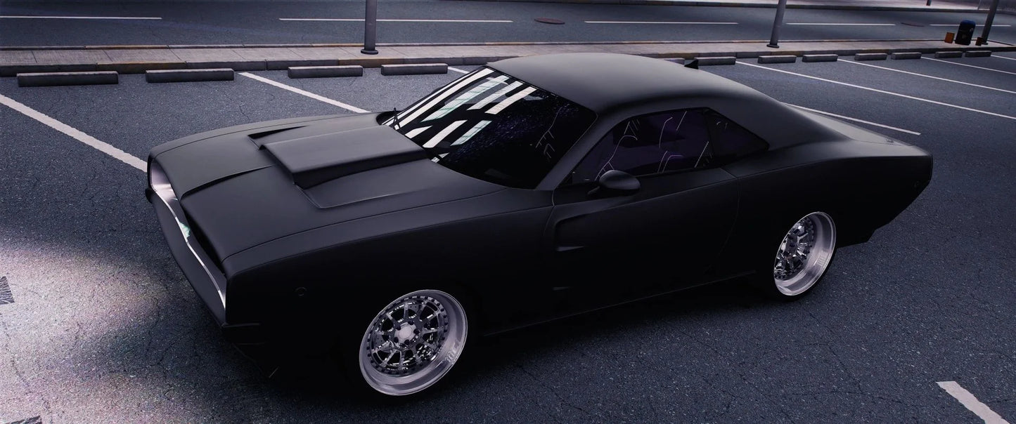 (Debadged) 2022 Dodge Challenger Retro Mod (5 Seater) | Underground Customs