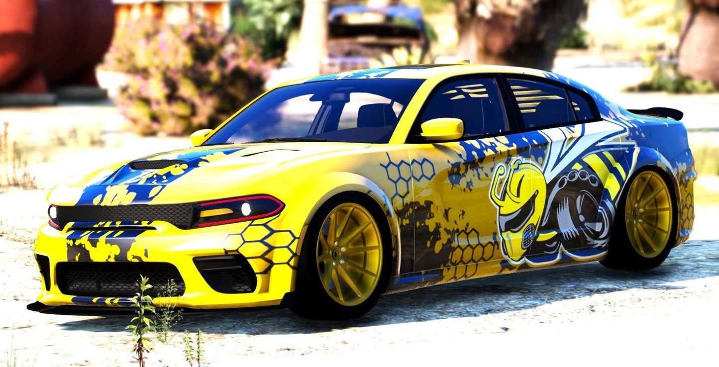(Debadged) 2023 Dodge Charger Super Bee Procharged | Underground Customs