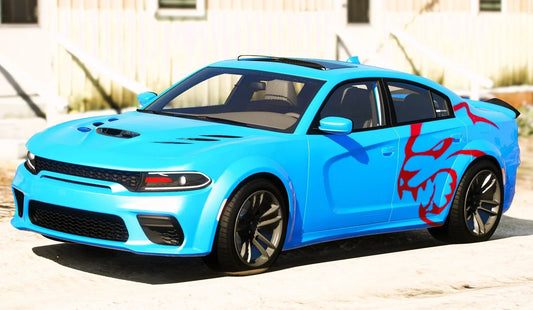 (Debadged) 2020 Dodge Charger SRT Calex Edition (Animated Windows) | 3RR0R Customs