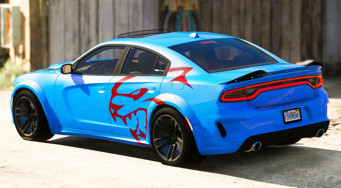 (Debadged) 2020 Dodge Charger SRT Calex Edition (Animated Windows) | 3RR0R Customs