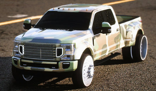 (Debadged) 2020 Ford F350 Dually on Coreleone Forged | Bleed