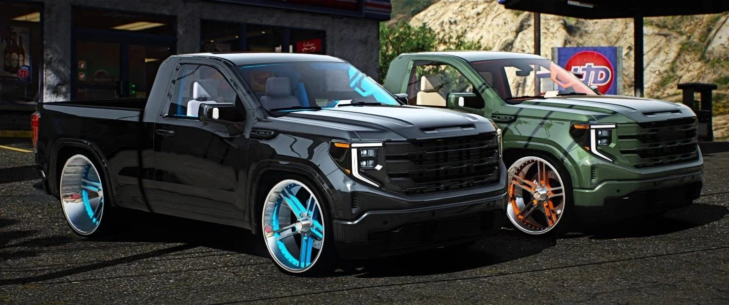 (Debadged) 2023 GMC Sierra 1500 Regular Cab | Underground Customs