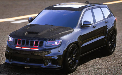 (Debadged) 2023 Jeep Grand Cherokee Trackhawk 1000HP Hennessey Performance Redeye | 4K Customs
