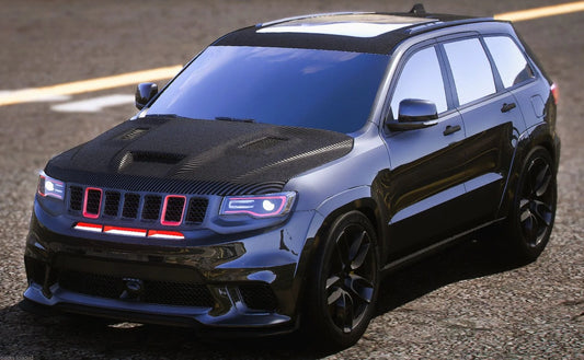 (Debadged) 2023 Jeep Grand Cherokee Trackhawk 1000HP Hennessey Performance Redeye | 4K Customs