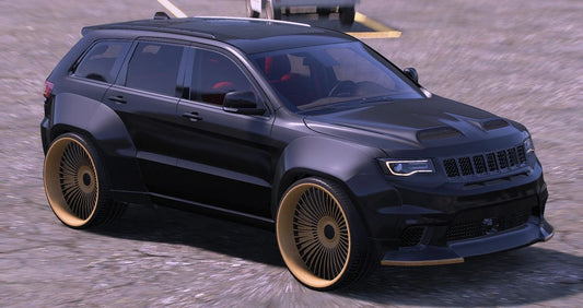 (Debadged) 2021 Jeep Grand Cherokee Trackhawk SRT Redeye On Forgiatos | AS Customs