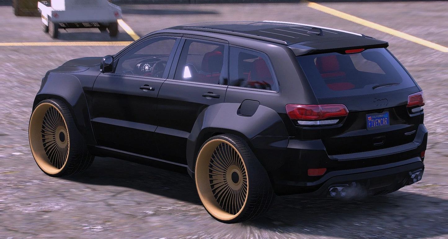 (Debadged) 2021 Jeep Grand Cherokee Trackhawk SRT Redeye On Forgiatos | AS Customs