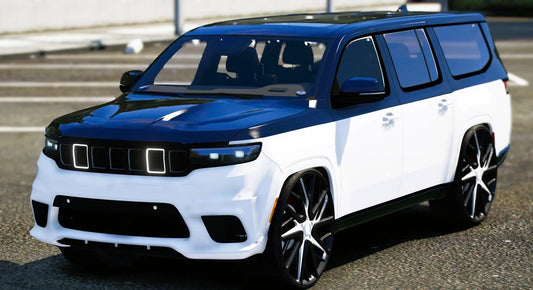 (Debadged) 2024 JEEP Grand Wagoneer HELLHAWK on 30 Forgiatos | Mopar Mak