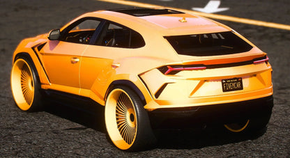 (Debadged) 2022 Lamborghini Urus Widebody 5 Seater With Money And Speakers On Forgiatos | AS Customs