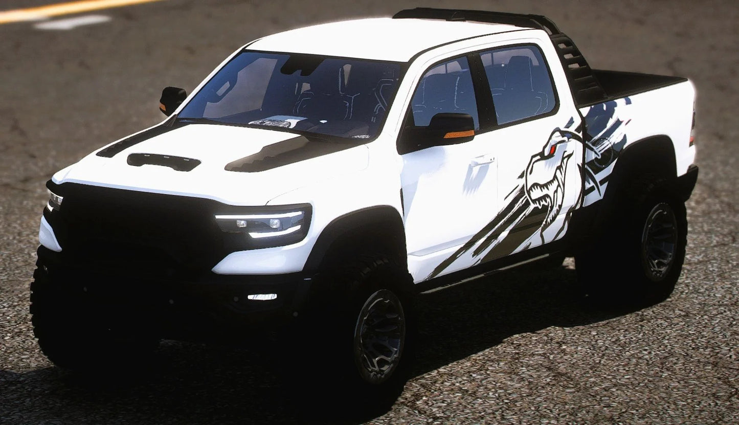 (Debadged) 2020 Ram TRX 1500 Dinosaur Edition | Playa Cistoms