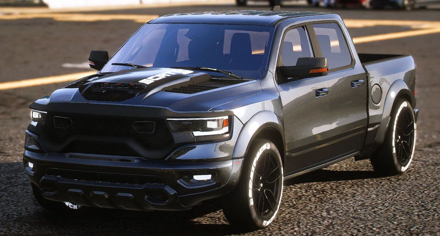 (Debadged) 2021 Ram TRX Scatpack Street Truck 6 Seater | Mykes Customs | Tuned