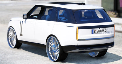 (Debadged) 2022 Range Rover on 26 Frogiatos (Bulletproof) | Resnonverba
