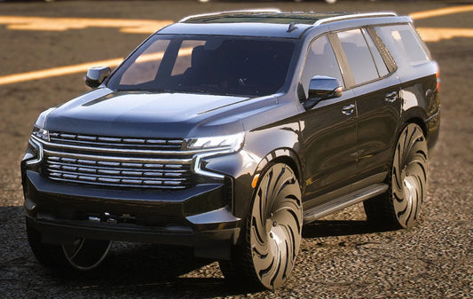(Debadged) 2021 Tahoe RST On 30" Ruccis | Sondic Customs