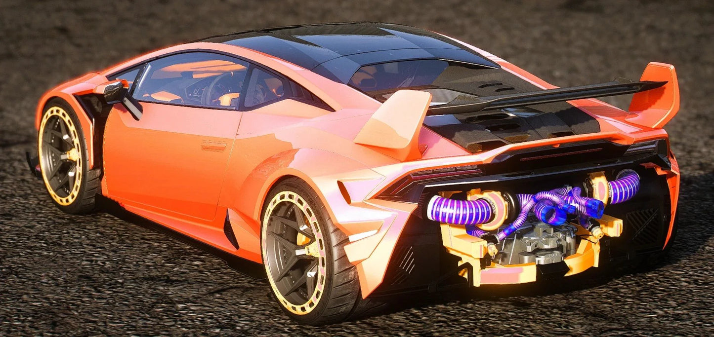 (Debadged) 2023 Twin Turbo Widebody Huracan Tecnica | Castillo Mods