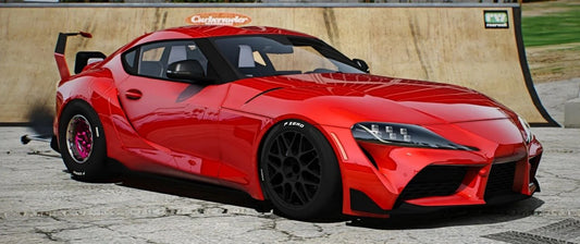 (Debadged) 2020 Toyota Supra MK5 (A90) Drag | JAVCUSTOM