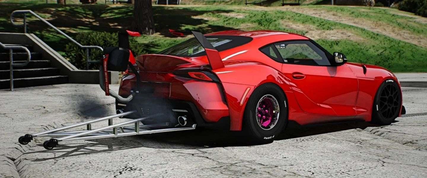 (Debadged) 2020 Toyota Supra MK5 (A90) Drag | JAVCUSTOM
