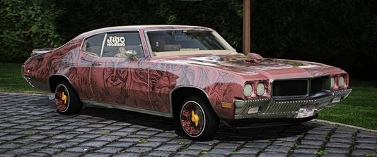 (Debadged) Buick GSX Lowrider 1970 | Owl Frost