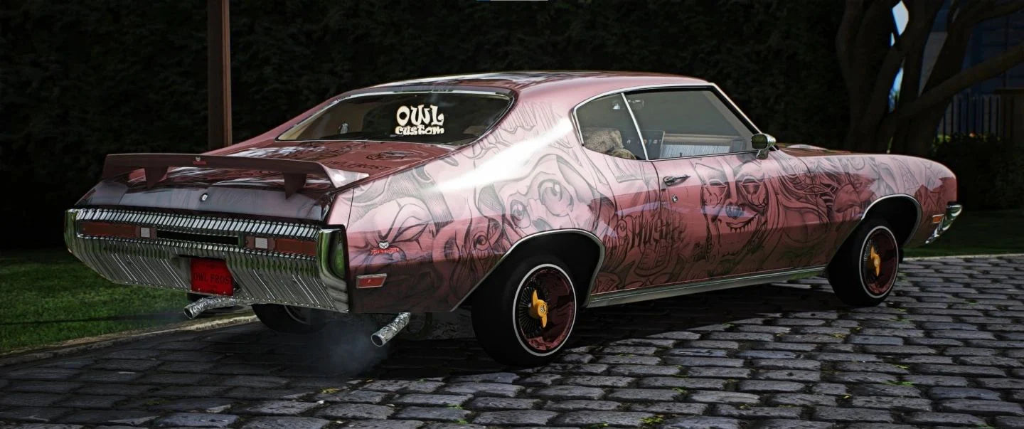 (Debadged) Buick GSX Lowrider 1970 | Owl Frost