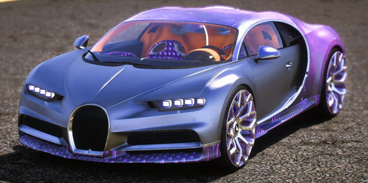 (Debadged) Bugatti Chiron 2017 Galaxy GOLD MAX | JVG Customs