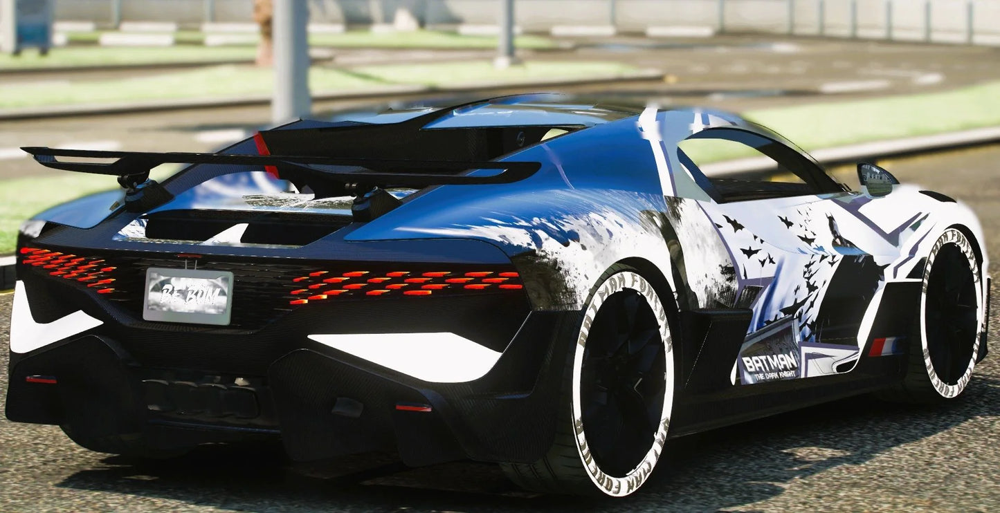 (Debadged) Bugatti Divo Batman [Dinamic Lights] | MeRX