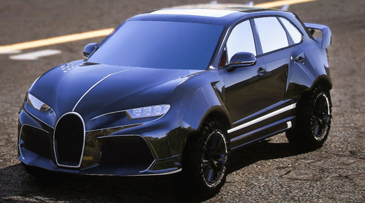 (Debadged) Bugatti SK1 SUV Offroad Concepts (2 Liveries) | Sawz Ink