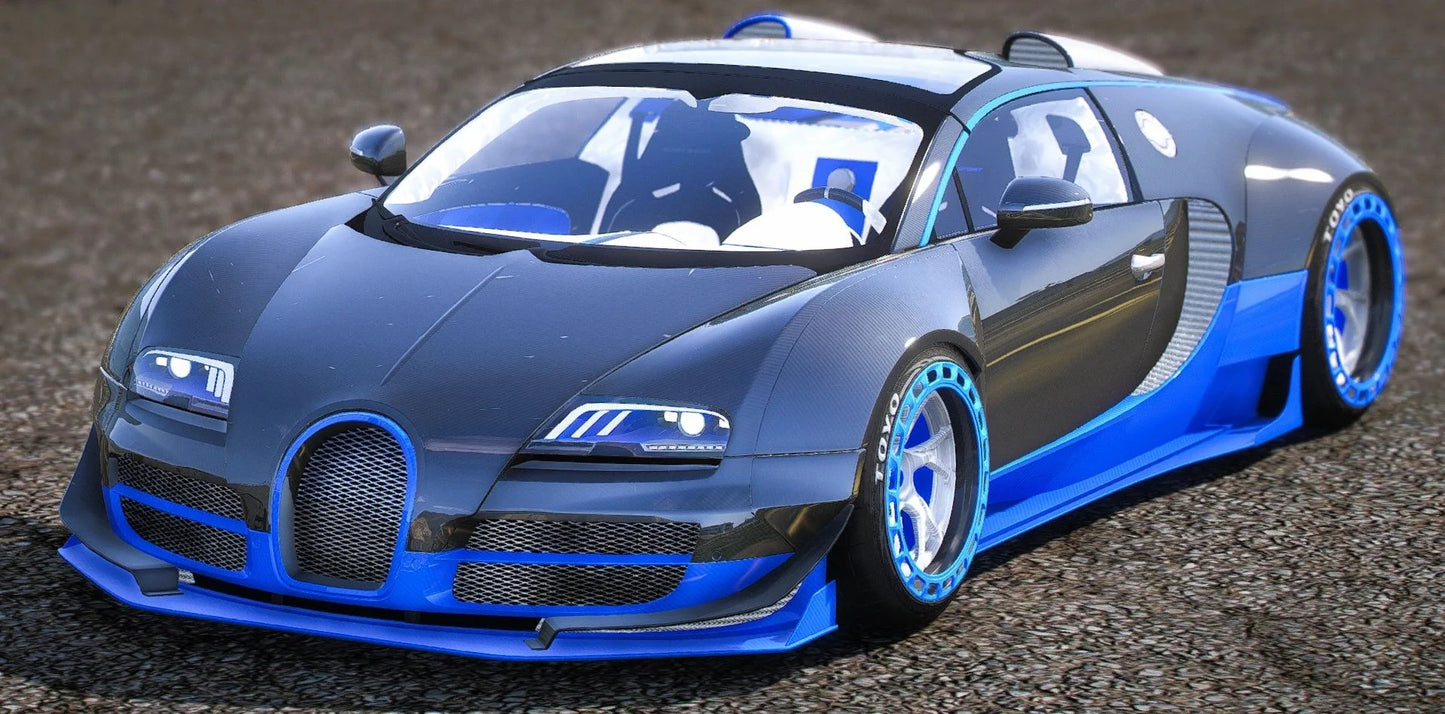 (Debadged) Bugatti Veyron 3000HP Custom | GG