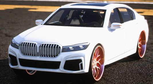 (Debadged) BMW 745 Dopeboi Glo Rims | GF Garage