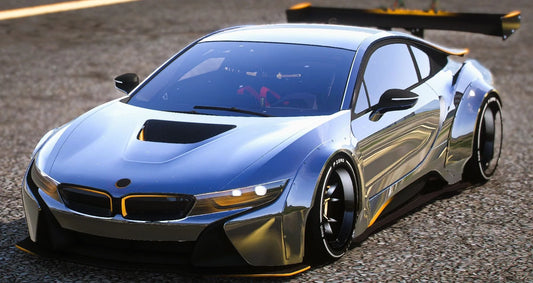 (Debadged) BMW i8 WB Dragon [Dinamic Lights] | Kick Store