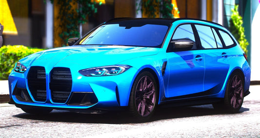 (Debadged) BMW M3 Competition Touring 2022 Red Badge Edition | FB Customs