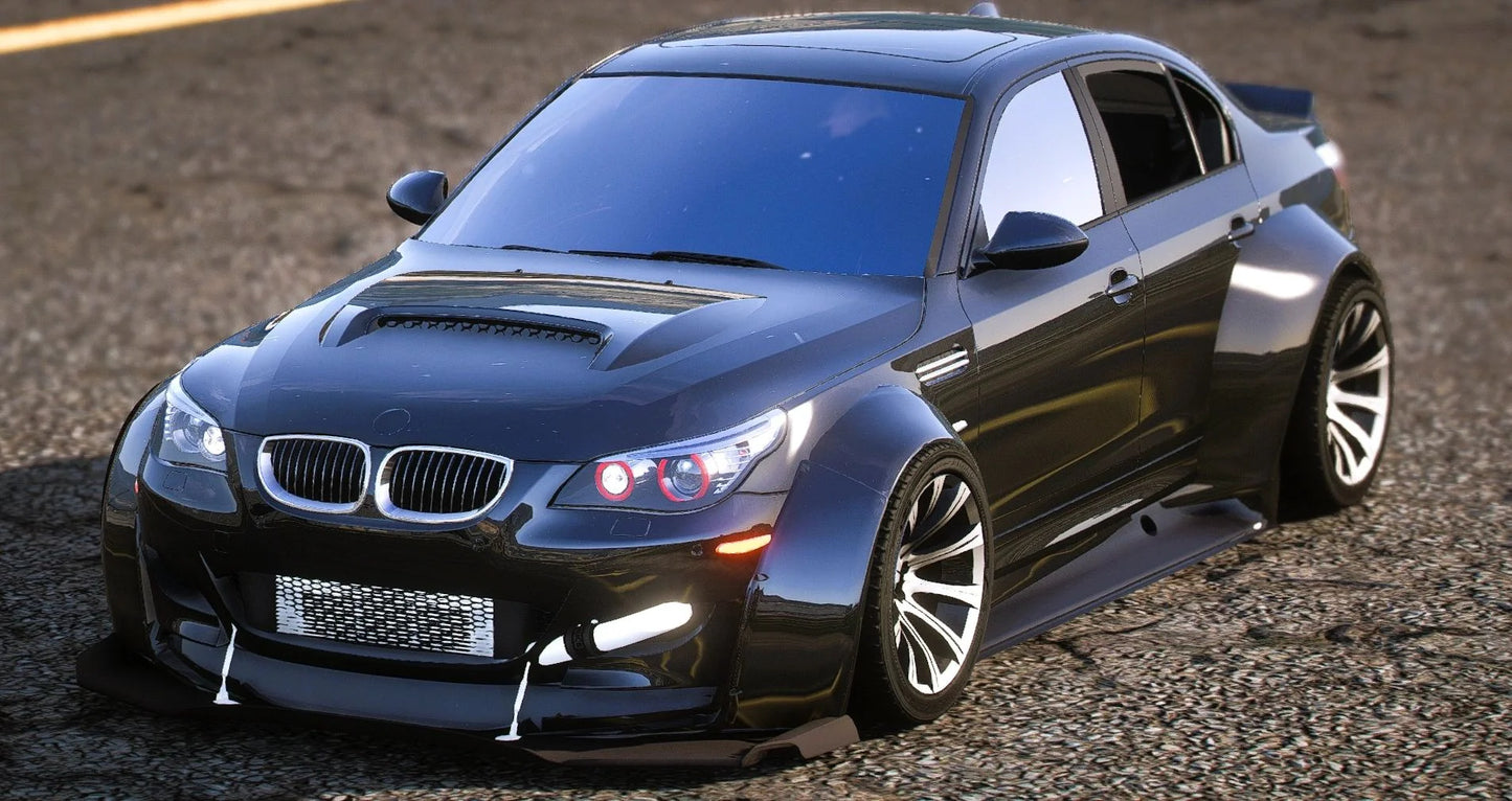 (Debadged) BMW M5 E60 Drift Blood Widebody 6 Seater Slider | A1 Customs