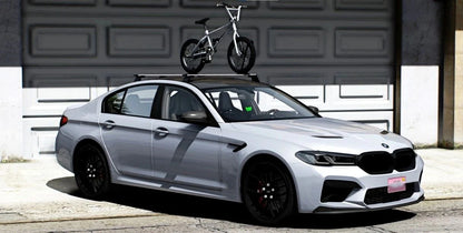 (Debadged) BMW M5 with Bike 2022 | Goonie