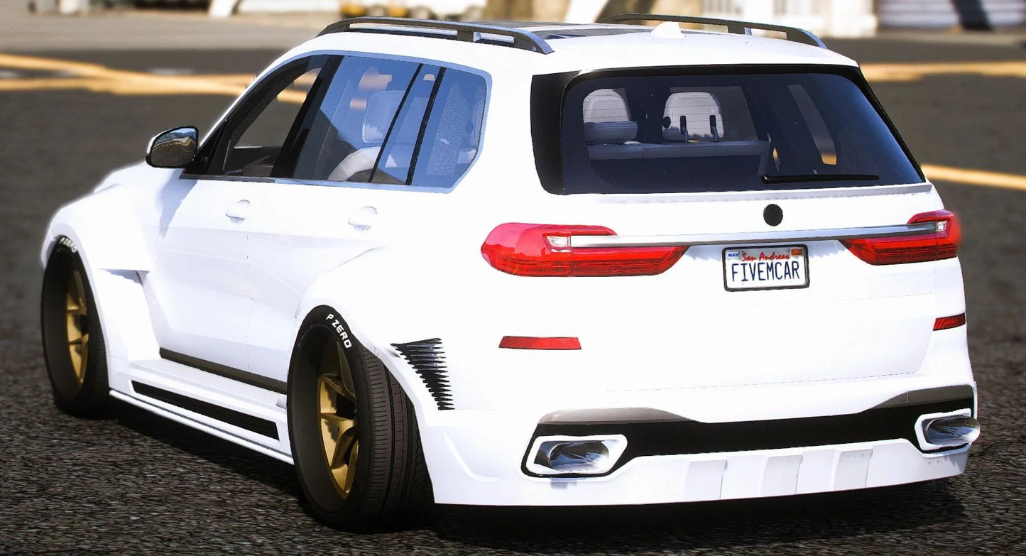 (Debadged) BMW X7 Slammed Widebody (Bulletproof) | PX