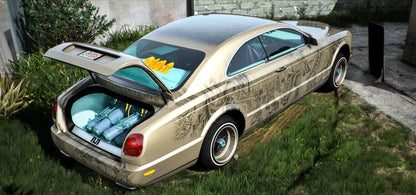 (Debadged) Bentley Brooklands Lowrider | Owl Frost