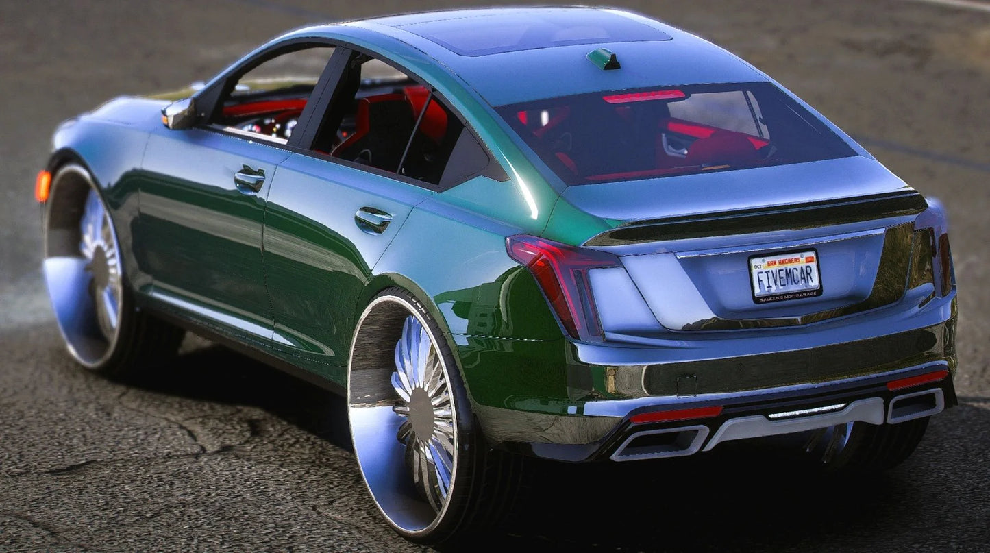(Debadged) Cadillac CT5 On Dub Floaters 6 Seater Slider | A1 Customs