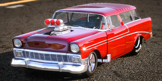 (Debadged) Chevy Belair Wagon Drag | Kijunomad