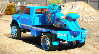 (Debadged) Chevy C40 SINGLE MEGACAB FLATBED | GG