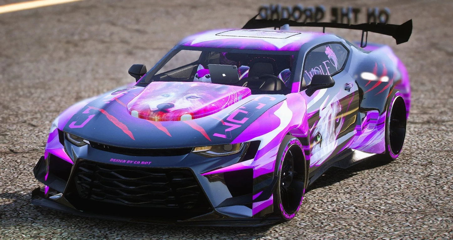 (Debadged) Chevrolet Camaro ZL1 Hycade Wolf [Dinamic RGB Lights] | D-AMI Customs