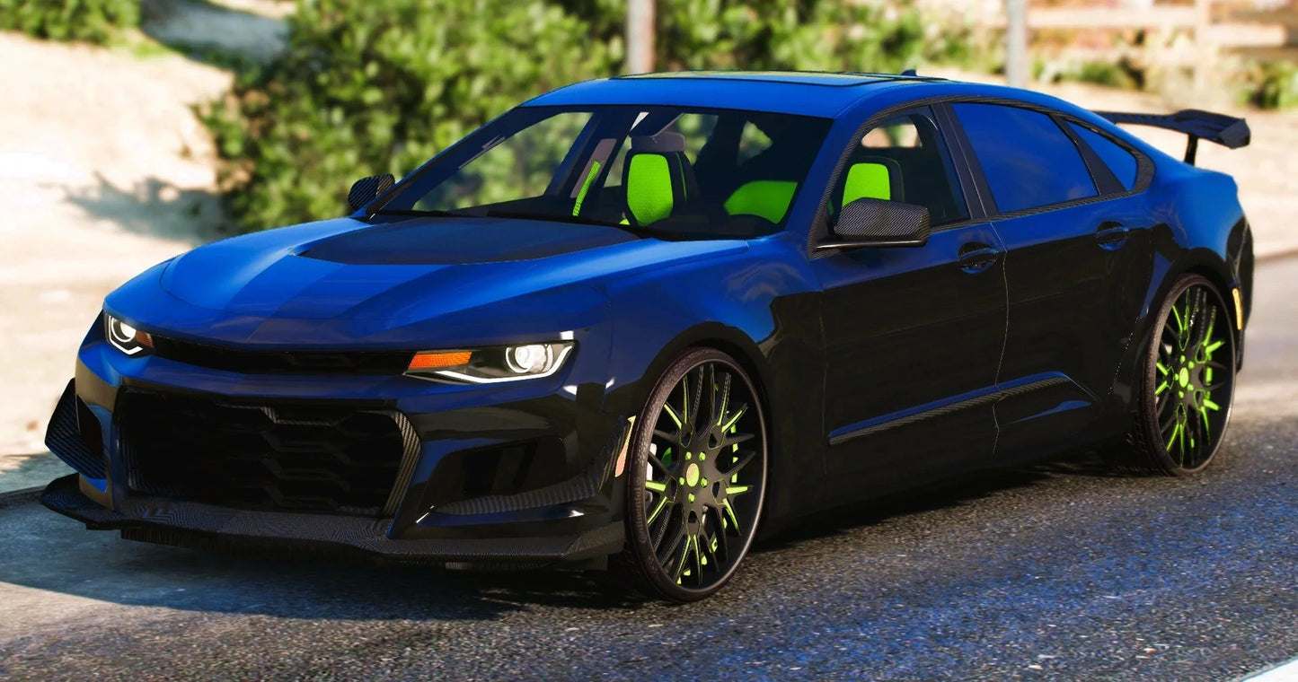 (Debadged) Chevrolet Camaro ZL1 on Forgiatos 4 Doors | Trill