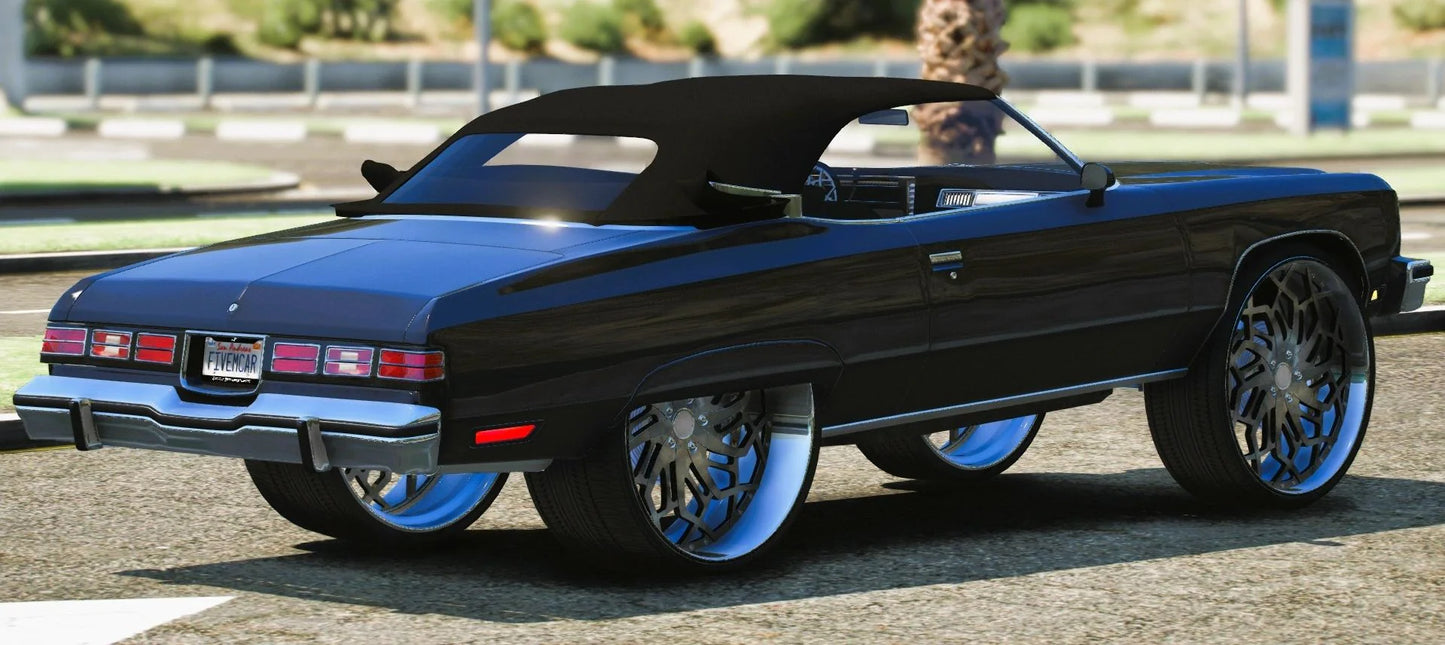 (Debadged) Chevy Caprice Vert 1975 Donk | H3C Customs